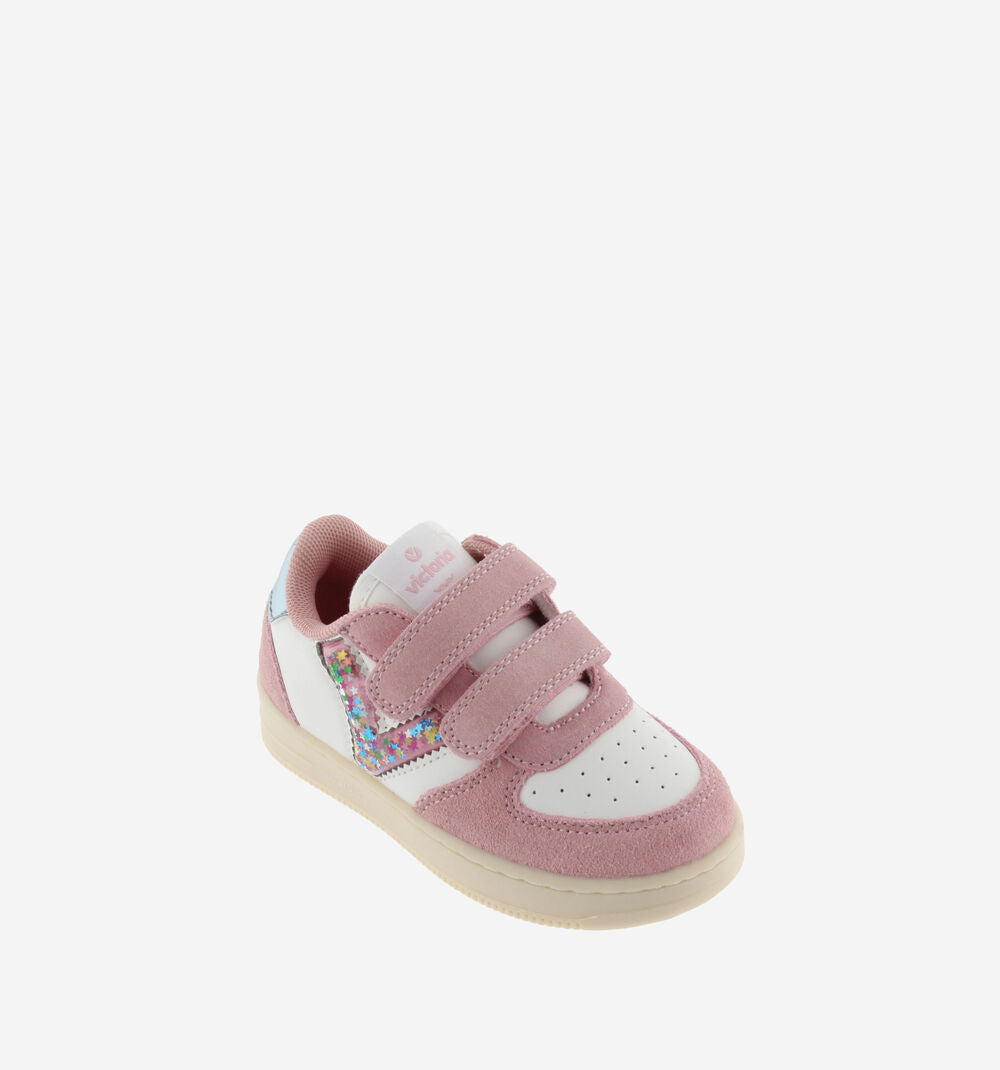 TIEMPO TIRAS EFFETTO PELLE/CAMOSCIO & STELLE
Sneaker sportive per bambina con logo stelle
1124129
