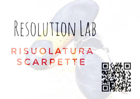 RISUOLATURA (scarpette arrampicata, scarpe da avvicinamento e scarponi da montagna)