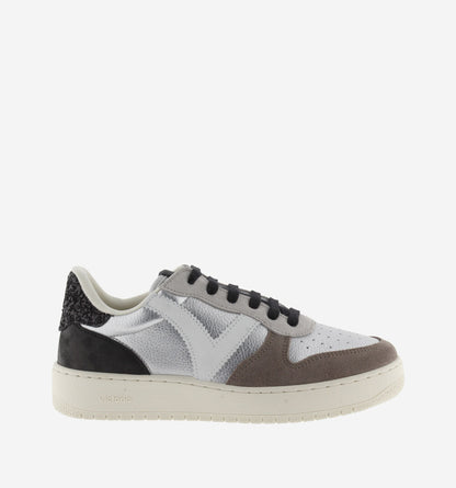 MADRID METAL & LEATHER CRUST & GLITTER Sporty Sneakers for women 1258257
