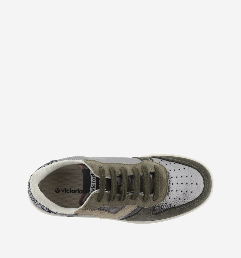 MADRID METAL & LEATHER CRUST & GLITTER Sporty Sneakers for women 1258257