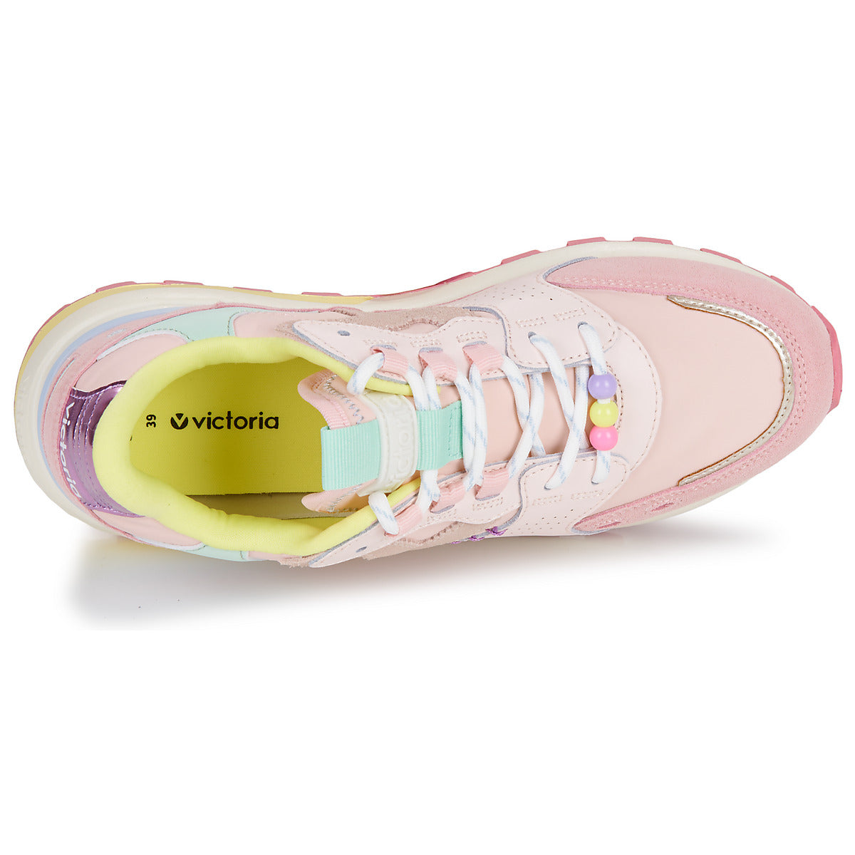 Victoria Sneakers Luna Nylon & Camoscio 1156111 – Tacco 4 cm