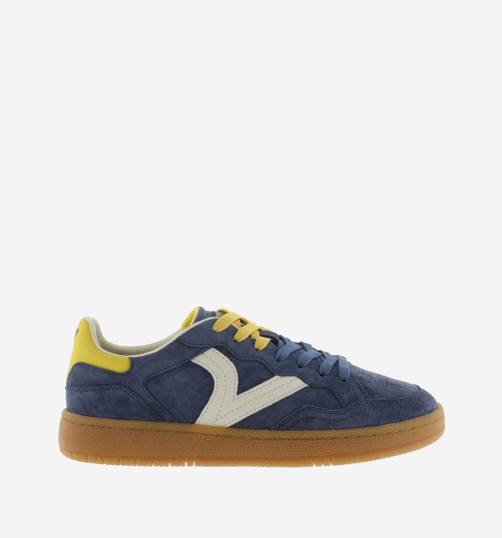 SMASH - SUEDE Unisex sports sneakers with caramel-colored sole 8806116
